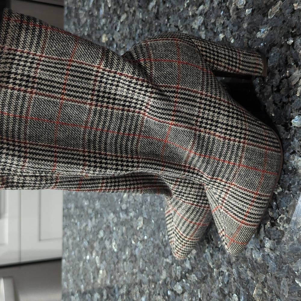 Plaid Booties